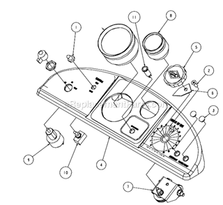 Page F Diagram and Parts List for MK-4030HY  MK Diamond Concrete Saw